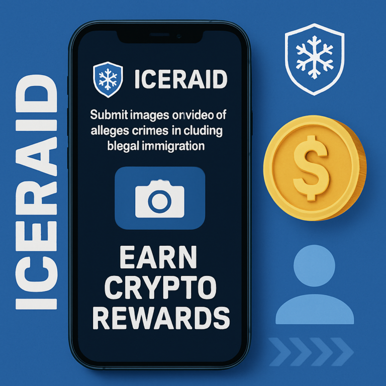 ICERAID App Sparks Controversy Over Crime Reporting and Cryptocurrency Rewards