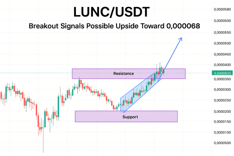 LUNC/USDT Forecast: Breakout Signals Possible Upside Toward $0.000068