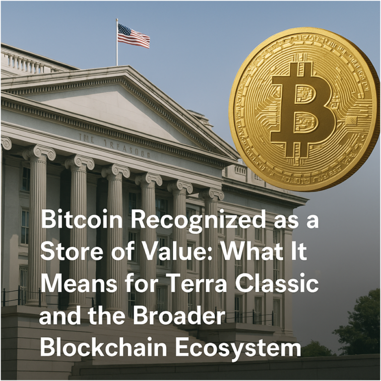 Bitcoin Recognized as a Store of Value: What It Means for Terra Classic and the Broader Blockchain Ecosystem