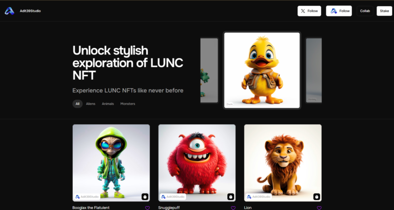 Adit39Studio to Launch New NFT Collection on BigBangX with 100% APR Staking via FRG DApp