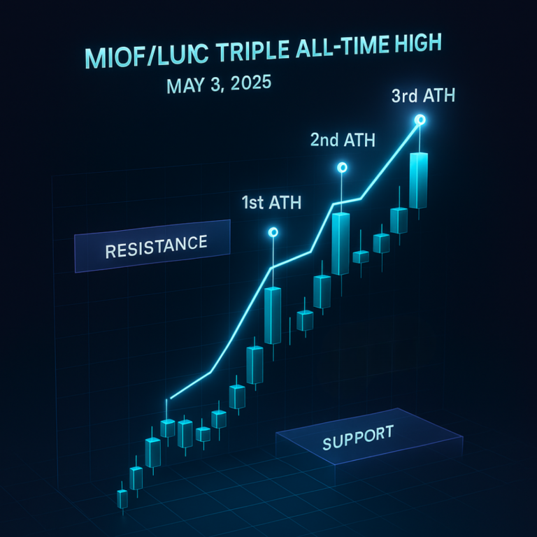 MIOFF/LUNC Smashes All-Time Highs Three Times in a Single Day! A Historic Rally on May 3, 2025
