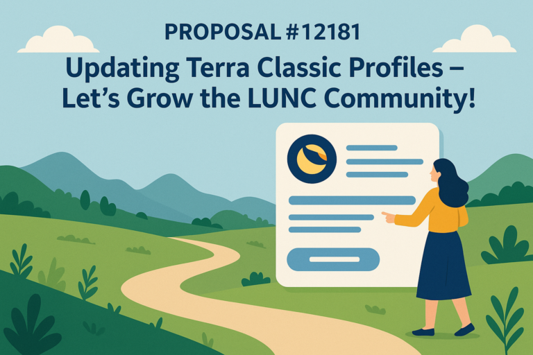 Proposal #12181: Updating Terra Classic Profiles – Let’s Grow the LUNC Community!
