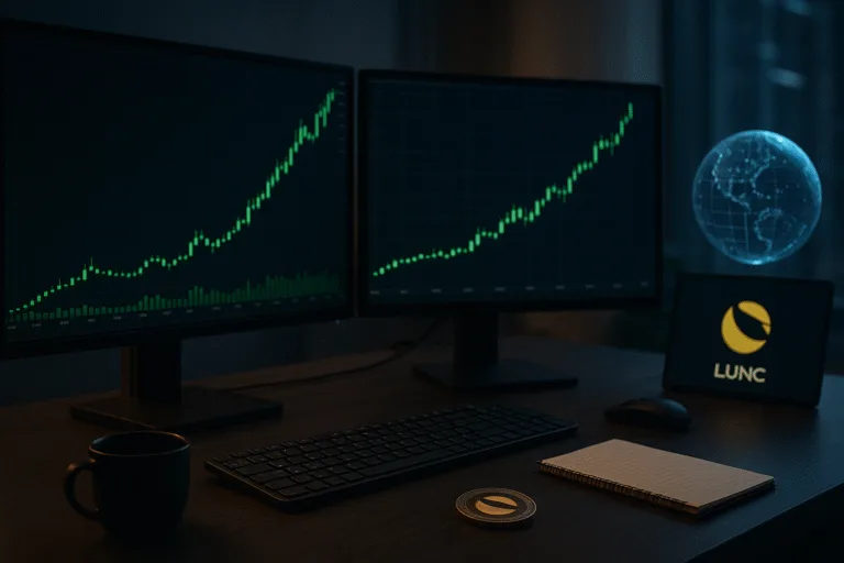 LUNC Candles Are Green and We Continue to Rise!