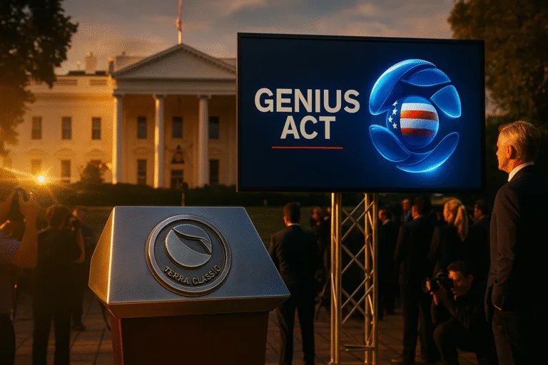 With new U.S. regulations now in place, TerraClassicUSD (USTC) and Terra Classic (LUNC) could be positioned for a major institutional revival.