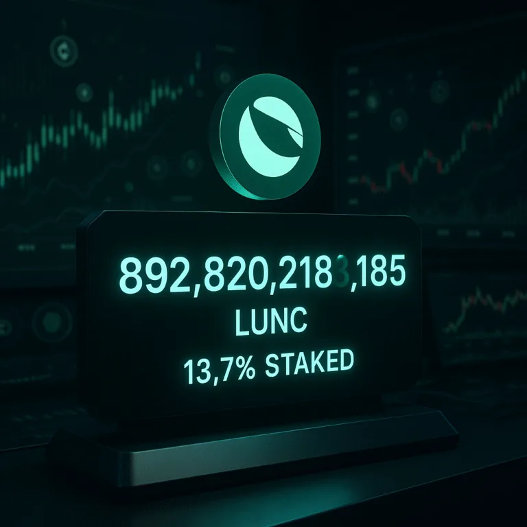 Just 892B LUNC Still Staked — Are Holders Preparing for a Breakout?