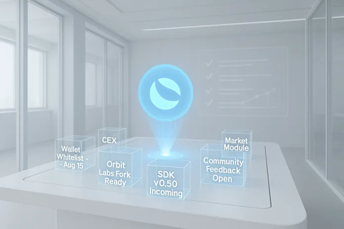 Luna Classic Weekly Progress – Governance Wins and Technical Milestones Luna Classic weekly update showing governance approvals, exchange coordination, and technical upgrades for LUNC