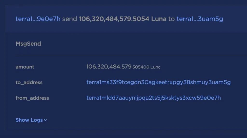 Terra Classic blockchain with LUNC tokens being burned and staked, highlighting whale activity and validator growth.