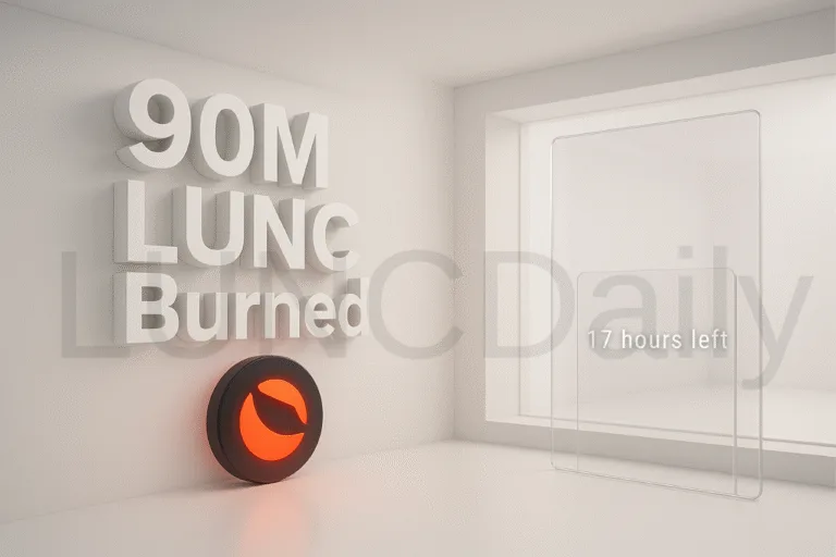 Nearly 90 Million LUNC Burned Today – Will the Final Hours Push the Total Even Higher?