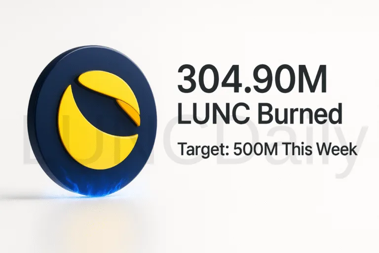 304.90 Million LUNC Burned in 7 Days – Can the Community Push to 500 Million by Week’s End?