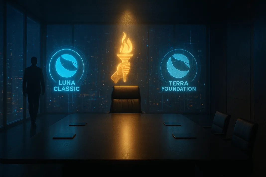 Terra Classic logo symbolizing leadership transition post-Do Kwon