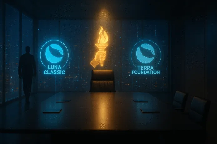 Terra Classic logo symbolizing leadership transition post-Do Kwon