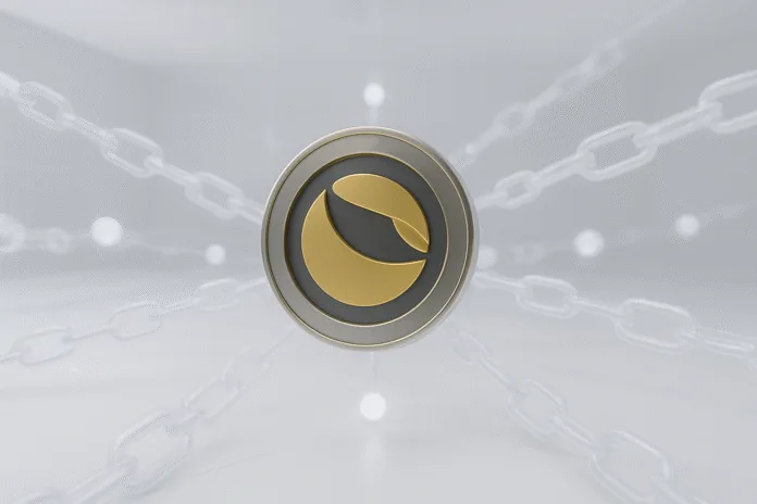 Illustration of decentralized network nodes representing Terra Classic blockchain security and governance.