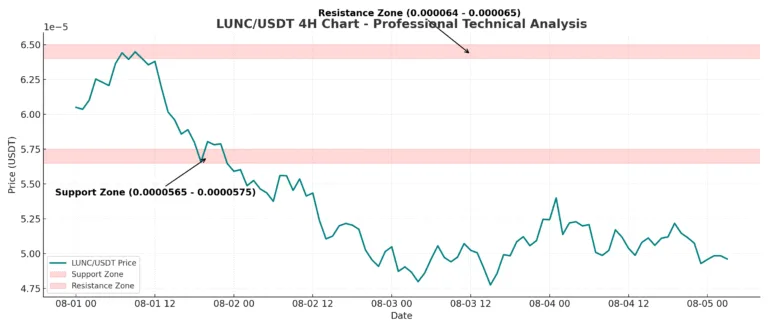 LUNC Price Consolidates: Key Levels to Watch