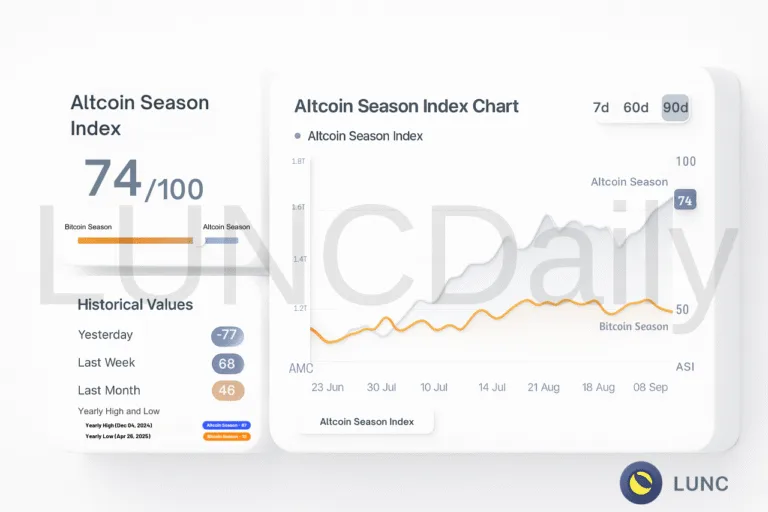 Altcoin Season Explodes: Index Surges to 74 as Bitcoin Loses Market Grip