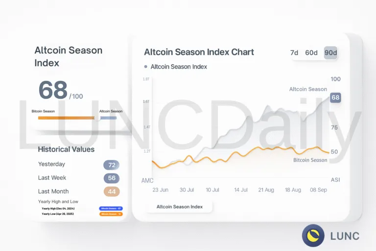 Altcoin Season Index Surges to 68: What It Means for Luna Classic (LUNC)