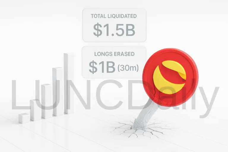 Crypto Bloodbath: $1.5 Billion Liquidated as $1 Billion Vanishes in Just 30 Minutes