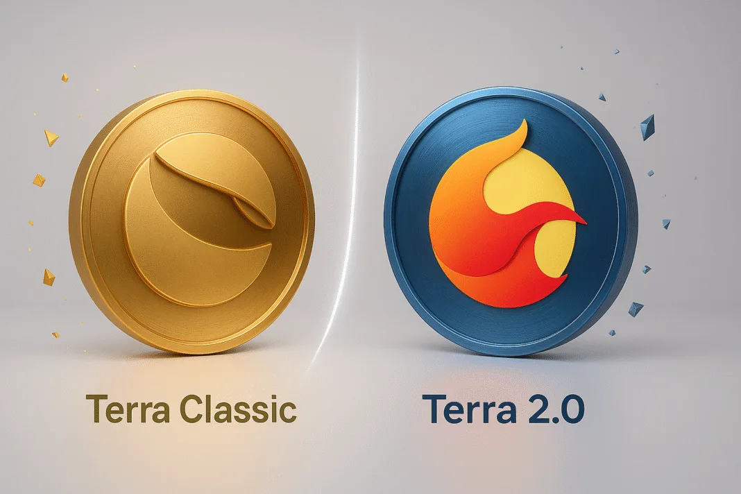 Comparison of Terra Classic and Terra 2.0 blockchain ecosystems
