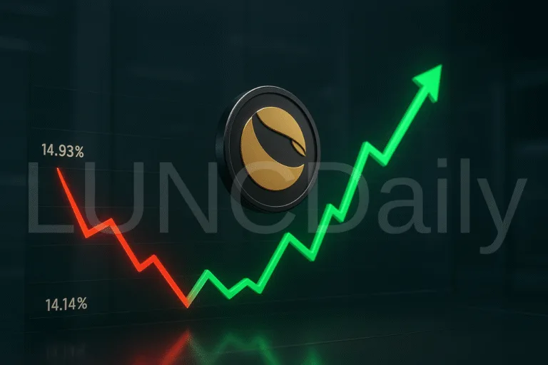 LUNC Staking Ratio Drops Sharply Before Rapid Recovery