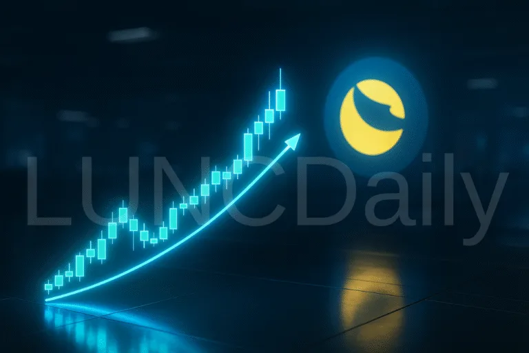 LUNC Builds Strong Ascending Triangle Pattern, Eyes Breakout Above 0.000047