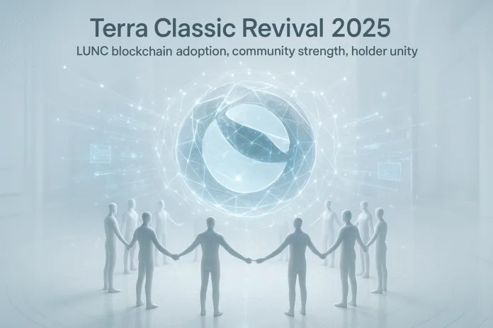 Terra Classic LUNC blockchain community revival in 2025 with active holders and supporters.