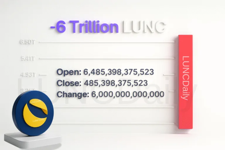 How Long to Burn 6 Trillion LUNC at Current On-Chain Rate