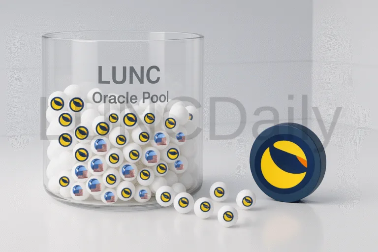 LUNC Oracle Pool Falls Nearly 40 Percent in One Year