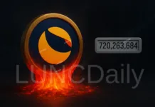 Over 720 Million LUNC Burned in Just 3 Days