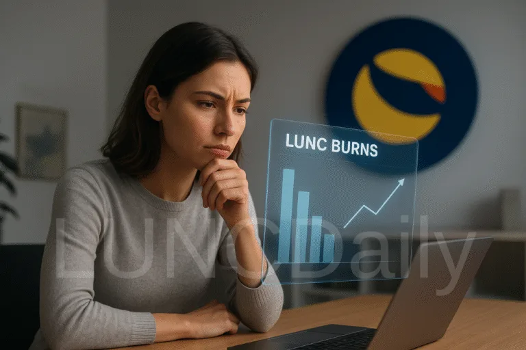 Why LUNC Burns Stay Low Despite High Daily Trading Volume
