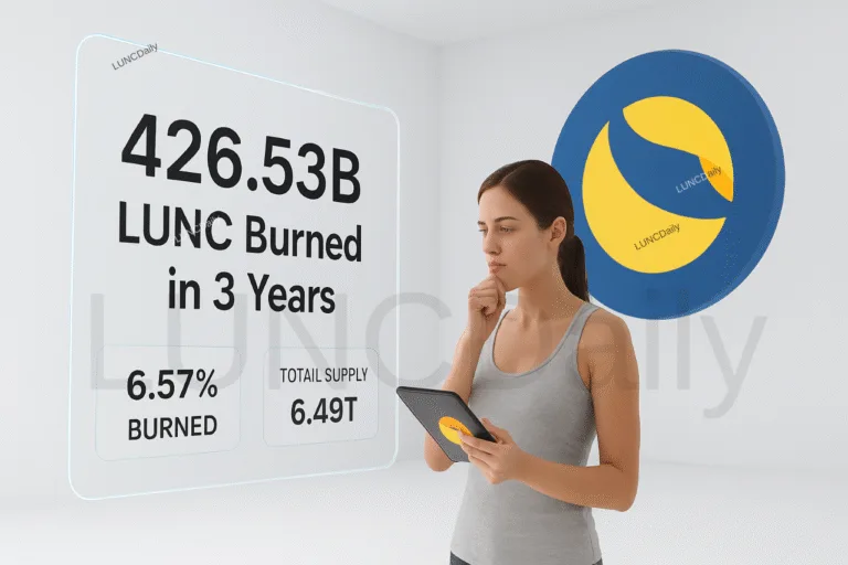 Over 3 Years, Only 426.53 Billion LUNC Burned – What Is the Next Plan for 2026?