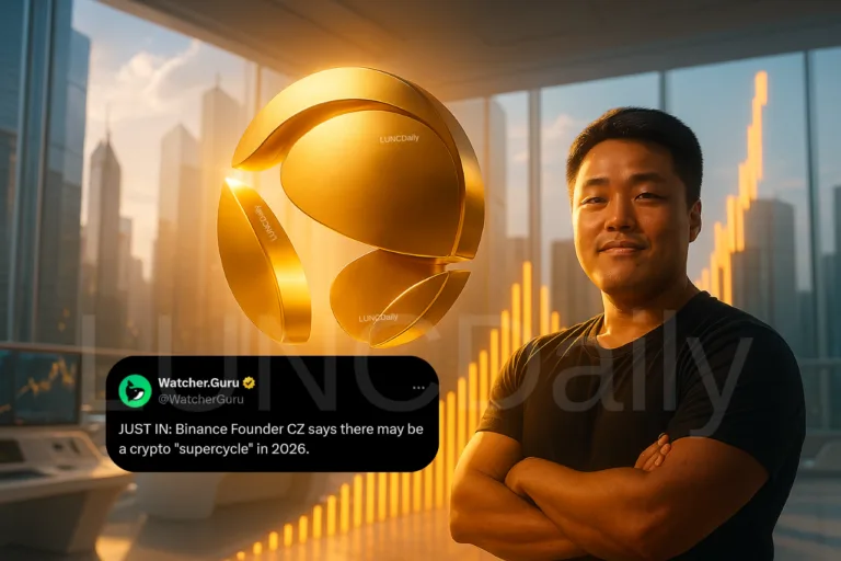 Only 1 Day Before Do Kwon’s Sentencing, LUNC Price Continues to Rise as CZ Predicts a Crypto Supercycle