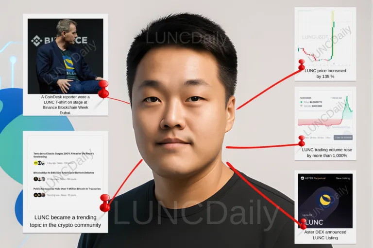 Only 3 Days Before Do Kwon’s Sentencing, LUNC Trends as Price and Volume Surge