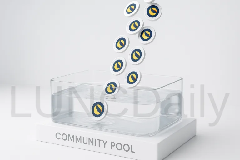 Luna Classic Community Pool Shows Gradual Growth as On Chain Activity Continues