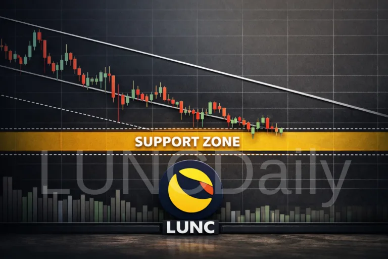 LUNC Price Tests Key Support as Market Awaits Direction