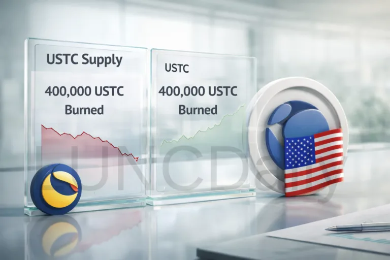 Over 400,000 USTC already burn in the last 12 days