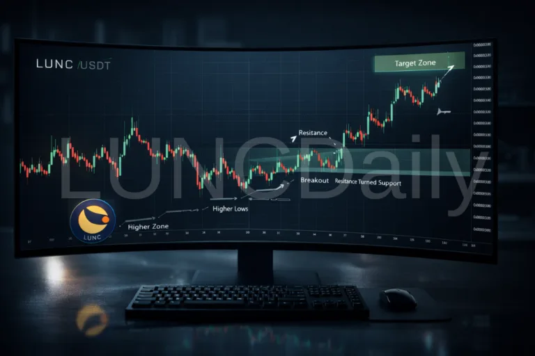 LUNC Price Begins Short Term Uptrend as Buyers Regain Control