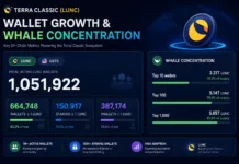 Terra Classic (LUNC) Wallet Growth & Whale Concentration Analysis 2026 Terra Classic LUNC wallet statistics and whale concentration chart