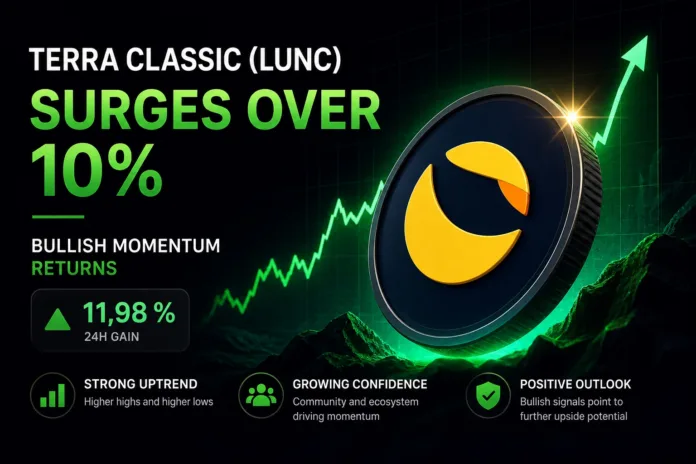 Terra Classic (LUNC) Surges Over 10% – Bullish Momentum Returns
