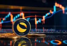 Terra Classic (LUNC) Price Drops 3% as Trading Volume Surges Above $16 Million Terra Classic LUNC price chart showing 24-hour market performance with trading volume and market capitalization data.