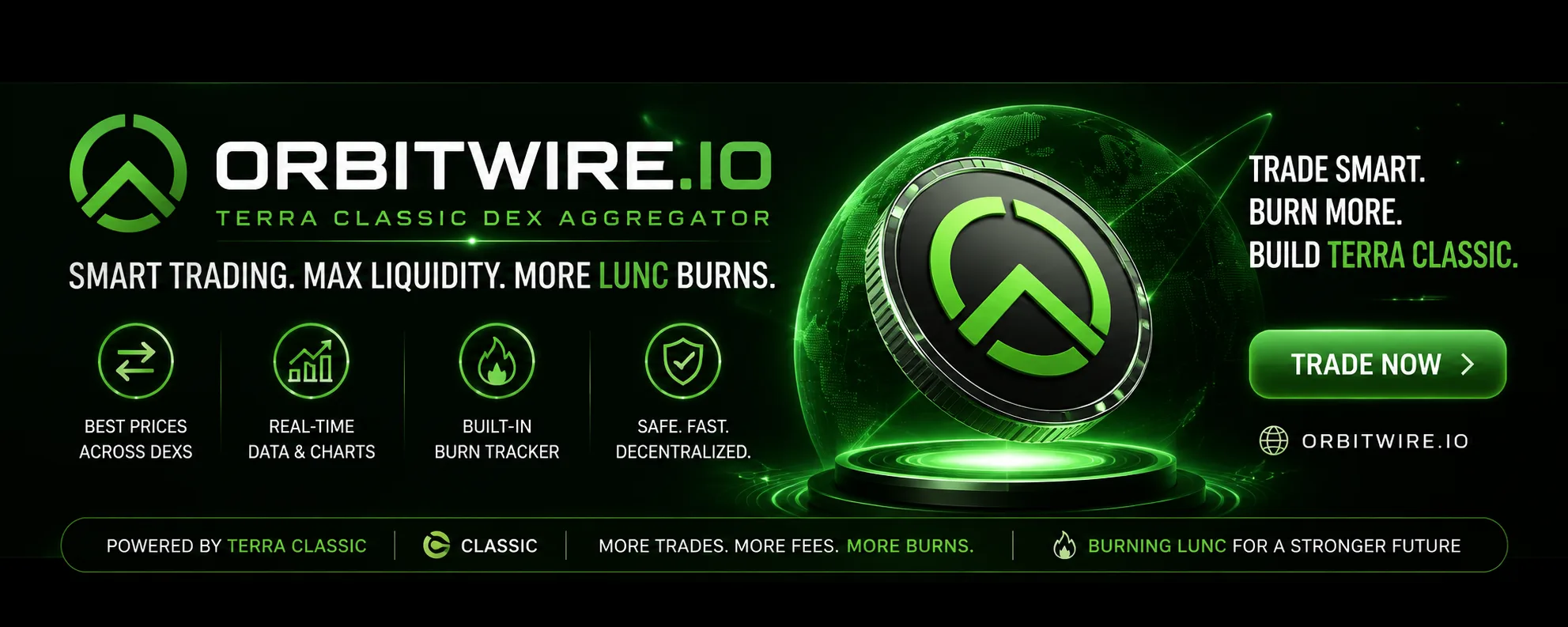 OrbitWire.io - Terra Classic DEX Aggregator