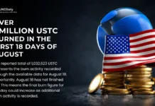 More Than 1 Million USTC Burned in the First 18 Days of August